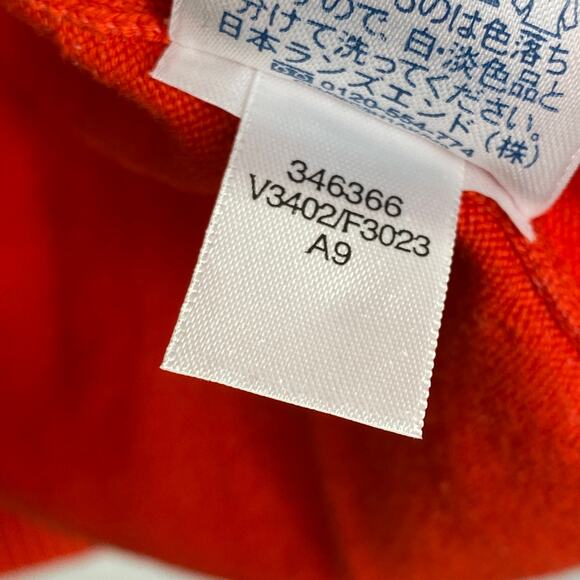 Lands' End Womens Tunic Sweater Size M Red 3/4 Sleeve Cotton Stretch Casual - Picture 7 of 8